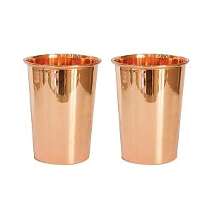 Kuber Industries Copper Drinking Serving Water Glasses