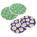 Kuber Industries Cotton 4 Pieces Roti Cover/Chapati Cover/Roti Rumals (Red & Purple) 2 Piece Top & 2 Piece Bottom-CTKTC032571