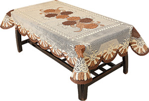 KUBER INDUSTRIES Cotton 4 Seater Floral Table