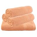 Kuber Industries Pack of 4 Cotton Hand/Face Towels For Men &amp; Women | Easily Washable | Workout Gym Napkins For Men | Pocket Towel - Dark Blue &amp; Golden