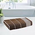 Kuber Industries 30 * 60 Inch Cotton Bath Towel for Men &amp; Women | 450 GSM Wrinkle Resistant Quick-Drying Towels for Travel | Velvet Border | Blue