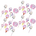Kuber Industries Cupcake Toppers | Cardboard Cupcake Picks |Decorations Supplies for Farewell | Birthday Party | Theme Cupcake Topper | 49 Pieces | DT-2171 | Multicolor