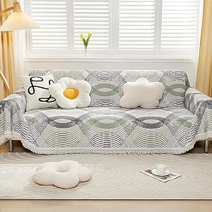 kuber industries decorative chenille sofa throwthrow for sofa bed amp couchideal for indoor amp outdoor 3470x7034 inches multi