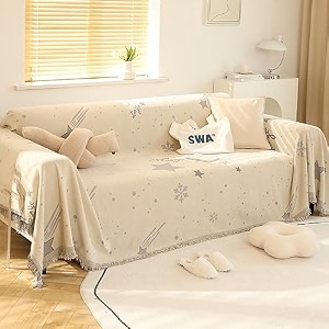 kuber industries decorative chenille sofa throwthrow for sofa bed amp couchideal for indoor amp outdoor 3470x5134 inches off white