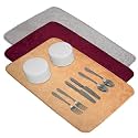 Kuber Industries Dish Dry Mat | Microfiber Dish Dry Mat for Kitchen | Kitchen Drying Mat | Reversible Mat | Kitchen Absorbent Mat | 38x50 | Blue