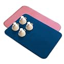 Kuber Industries Microfiber Dish Drying Mat - Reversible, Absorbent Kitchen Mat - 50x70 - Pack of 2 - Pink &amp; Maroon