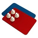 Kuber Industries Microfiber Dish Drying Mat - Reversible, Absorbent Kitchen Mat - 50x70 - Pack of 2 - Pink &amp; Maroon
