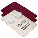 Kuber Industries Dish Dry Mat | Microfiber Dish Dry Mat for Kitchen | Kitchen Drying Mat | Reversible Mat | Kitchen Absorbent Mat | 38x50 | Blue