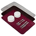 Kuber Industries Dish Dry Mat | Microfiber Dish Dry Mat for Kitchen | Kitchen Drying Mat | Reversible Mat | Kitchen Absorbent Mat | 38x50 | Blue