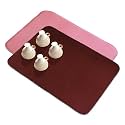 Kuber Industries Microfiber Dish Drying Mat - Reversible, Absorbent Kitchen Mat - 50x70 - Pack of 2 - Pink &amp; Maroon