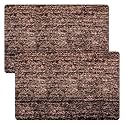 Kuber Industries Door Entrance Mat for Floor &amp; Home Entrance | Lexus Home Decor Entryway Door Mat | Brown