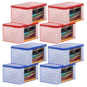 Kuber Industries Dot Printed Foldable Lightweight Non-Woven