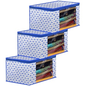 Kuber Industries Dot Printed Foldable Lightweight Non-Woven