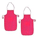 Kuber Industries Navajo Printed Oil Stain Resistant Cooking Kitchen Apron for Men Women with 1 Front Pocket- Pack of 2 (Blue)-50KM0732