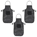 Kuber Industries Navajo Printed Oil Stain Resistant Cooking Kitchen Apron for Men Women with 1 Front Pocket- Pack of 2 (Blue)-50KM0732