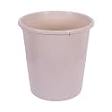 Kuber Industries Dustbin | Open Dustbin | Plastic Garbage Dustbin | Dustbin For Kitchen | Dustbin For Bathroom | Office Dustbin | Plain Sada Dustbin | 7 LTR | 066 | Pack of 2 | Gray