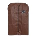 Kuber Industries Emboss Non-Woven Blazer Cover Brown