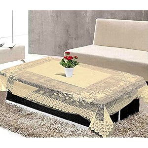 kuber industries floral design pvc 4 seater center table cover 4034x6034 gold model number hs_37_kubmart020512