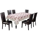 Kuber Industries Dining Table Cover | 60x90 Inch | 6-Seater Table Cover | Net Tabletop Cover | Hotels-Restaurants Table Cover | Dining Table Cloth | Sun-Shine Print | DTC | Grey