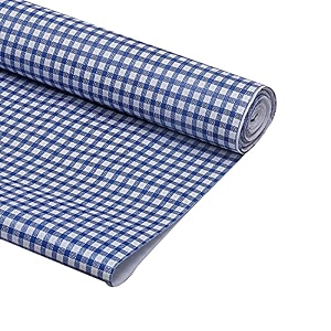 kuber industries pvc wardrobe kitchen drawer shelf mat 5 mtr roll cream -ctktc8903 standard ctktc08903