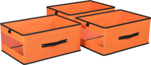 kuber industries foldable cloth organizer for saree shirts blankets books  toys storage box