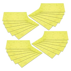 kuber industries fridge mats  pvc circle print  mat for refrigerator  refrigerator mat  placemats for kitchen  shelf liner mat  set of 24  yellow