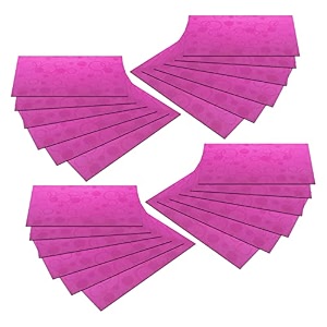 kuber industries fridge mats  pvc circle print  mat for refrigerator  refrigerator mat  placemats for kitchen  shelf liner mat  set of 24  pink