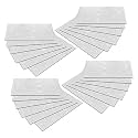 Kuber Industries Fridge Mats | PVC Circle Print | Mat for Refrigerator | Refrigerator Mat | Placemats for Kitchen | Shelf Liner Mat | Set of 24 | White