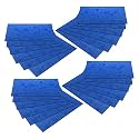 Kuber Industries Fridge Mats | PVC Circle Print | Mat for Refrigerator | Refrigerator Mat | Placemats for Kitchen | Shelf Liner Mat | Set of 24 | Blue