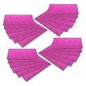 Kuber Industries Fridge Mats | PVC Circle Print | Mat for Refrigerator | Refrigerator Mat | Placemats for Kitchen | Shelf Liner Mat | Set of 24 | Pink
