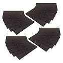 Kuber Industries Fridge Mats | PVC Circle Print | Mat for Refrigerator | Refrigerator Mat | Placemats for Kitchen | Shelf Liner Mat | Set of 24 | Black