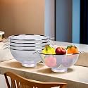 Kuber Industries Fruit Basket | Stainless Steel Vegetables Strainer | Colander Basket for Pasta-Noodles-Grains | Mesh Basket with Handle | 9 Inch | Silver, 11 x 23 x 11 centimeters