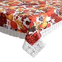 Kuber Industries Fruit Print Table Cloth 4 Seater|Waterproof Center Table Cover|Table Protector for Indoor &amp; Outdoor 60x40 (Multi)