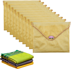 KUBER INDUSTRIES Garment Covers 10 Pcs Organza