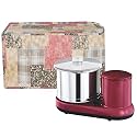Kuber Industries Polyvinyl Chloride(PVC) Grinder Cover,Mixer Grinder Cover,Open Bottom Grinder Cover,Foldable Grinder Cover for Table Top,Waterproof Kitchen Grinder Cover,Barik Flower,Black