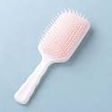 Kuber Industries Hair Brush | Bristles Brush | Hair Brush with Paddle | Detangles Hair Brush | Suitable For All Hair Types | Hair Brush Styling Hair | XH45PNK | Pink