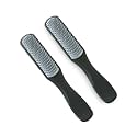 Kuber Industries Hair Brush | Flexible Bristles Brush | Hair Brush with Paddle | Straightens &amp; Detangles Hair Brush | Suitable For All Hair Types | 2 Piece | C19-BLK-S | Small | Black