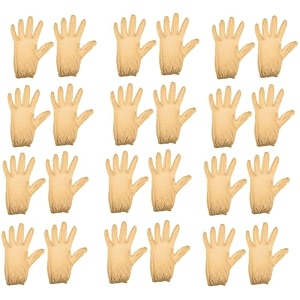 kuber industries hand gloves  12 pair  cotton half gloves  sun dust protection gloves for men amp woman  cloth gloves for driving biking cycling  pollution hand gloves  cream