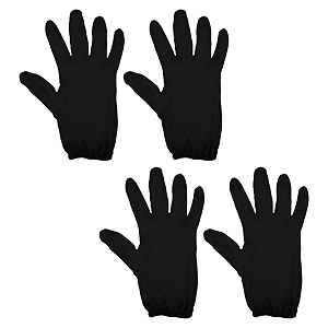 kuber industries hand gloves  2 pair  cotton half gloves  sun dust protection gloves for men amp woman  cloth gloves for driving biking cycling  pollution hand gloves  black