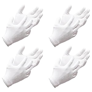kuber industries hand gloves  4 pair  cotton half gloves  sun dust protection gloves for men amp woman  cloth gloves for driving biking cycling  pollution hand gloves  white