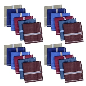 kuber industries handkerchief  premium cotton handkerchief  handkerchief for men  handkerchief for boys  men39s handkerchief set  rumal for men  pack of 24  dark color