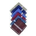 Kuber Industries Premium Cotton Handkerchief Set for Men &amp; Boys - Pack of 6 - Dark Color