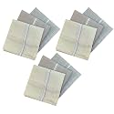 Kuber Industries Premium Cotton Handkerchief Set for Men &amp; Boys - Pack of 9 - Light Color