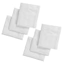 Kuber Industries Cotton Handkerchief | Men's &amp; Boys' Handkerchief Set | Pack of 6 | White