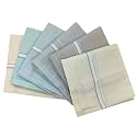 Kuber Industries Premium Cotton Handkerchief Set for Men &amp; Boys - Pack of 6 - Light Color