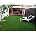 Kuber Industries High Density 45 MM Artificial Grass Carpet Mat for Balcony, Lawn, Door(5 x 6 Feet)-CTKTC33091