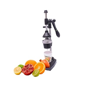 kuber industries hptj07 stainless steel hand pressure juicer silver