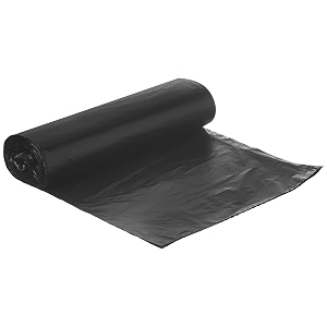 kuber industries large eco - friendly dustbin bags - 15 pcs leakproof  odour free  strong garbage bags - for trash and waste - dustbin covers for home and office 30 x 24 inches black