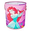 Kuber Industries Laundry Basket (45 LTR) Foldable Non-Woven Basket | Round Cloth Laundry Bag | Washing Storage Basket | Disney Princess | Pink