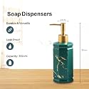Kuber Industries Liquid Soap Dispenser | Handwash Soap Dispenser | Soap Dispenser for Wash Basin | Shampoo Dispenser Bottle | Bathroom Dispenser Bottle | 350 ml | Green